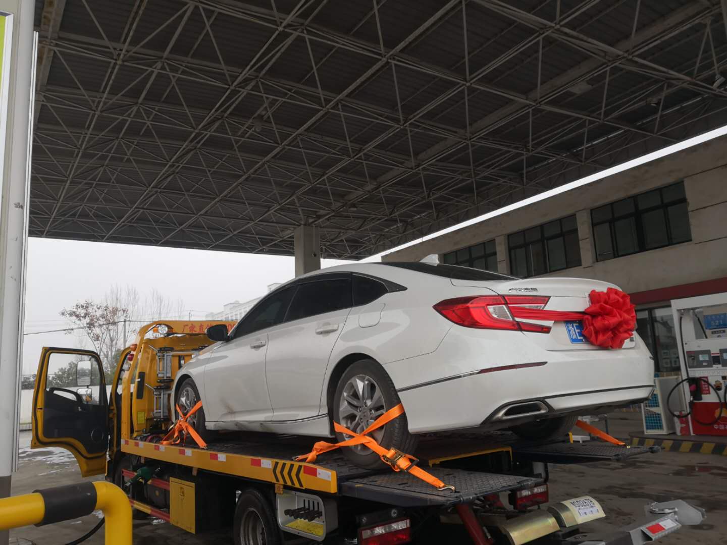 江淮駿鈴V5藍(lán)牌清障車(chē)一拖二