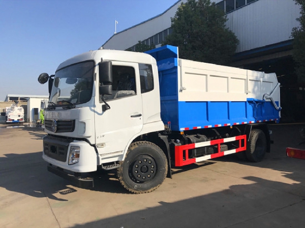 國(guó)六東風(fēng)153壓縮對(duì)接翼展自卸垃圾車(chē)