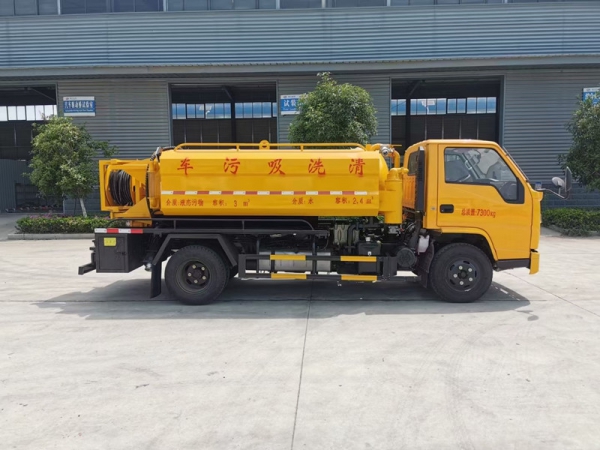 江鈴順達5方清洗吸污車，地下室專用